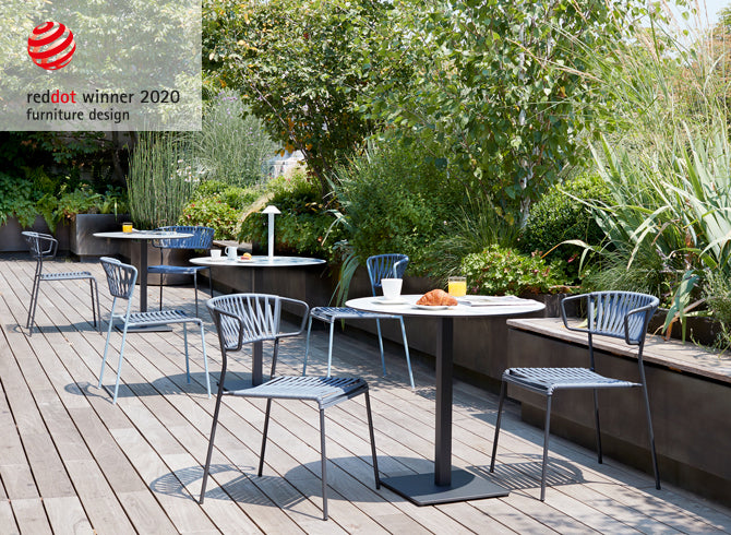 Lisa Stuhl Filò anthrazit / blau