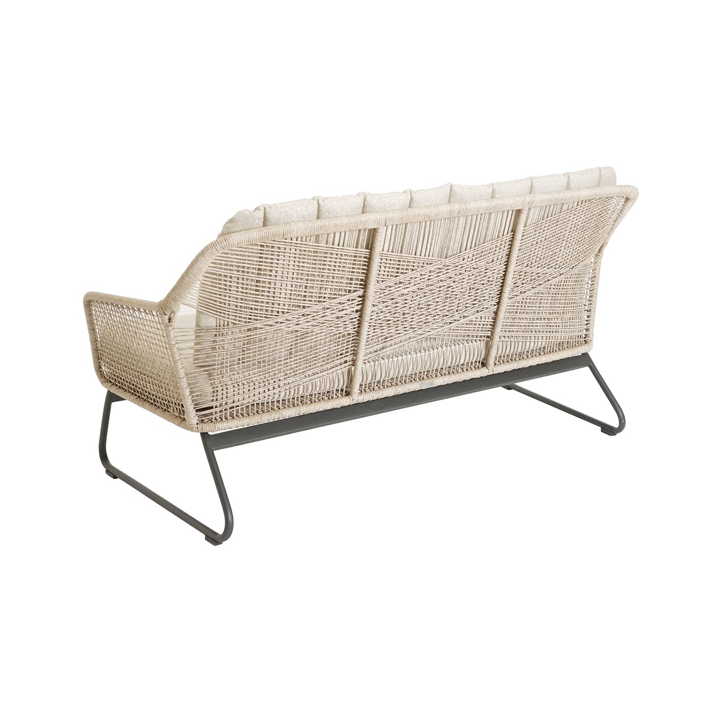 Sia 2er - Loungesofa, Rope beige inkl. Kissen