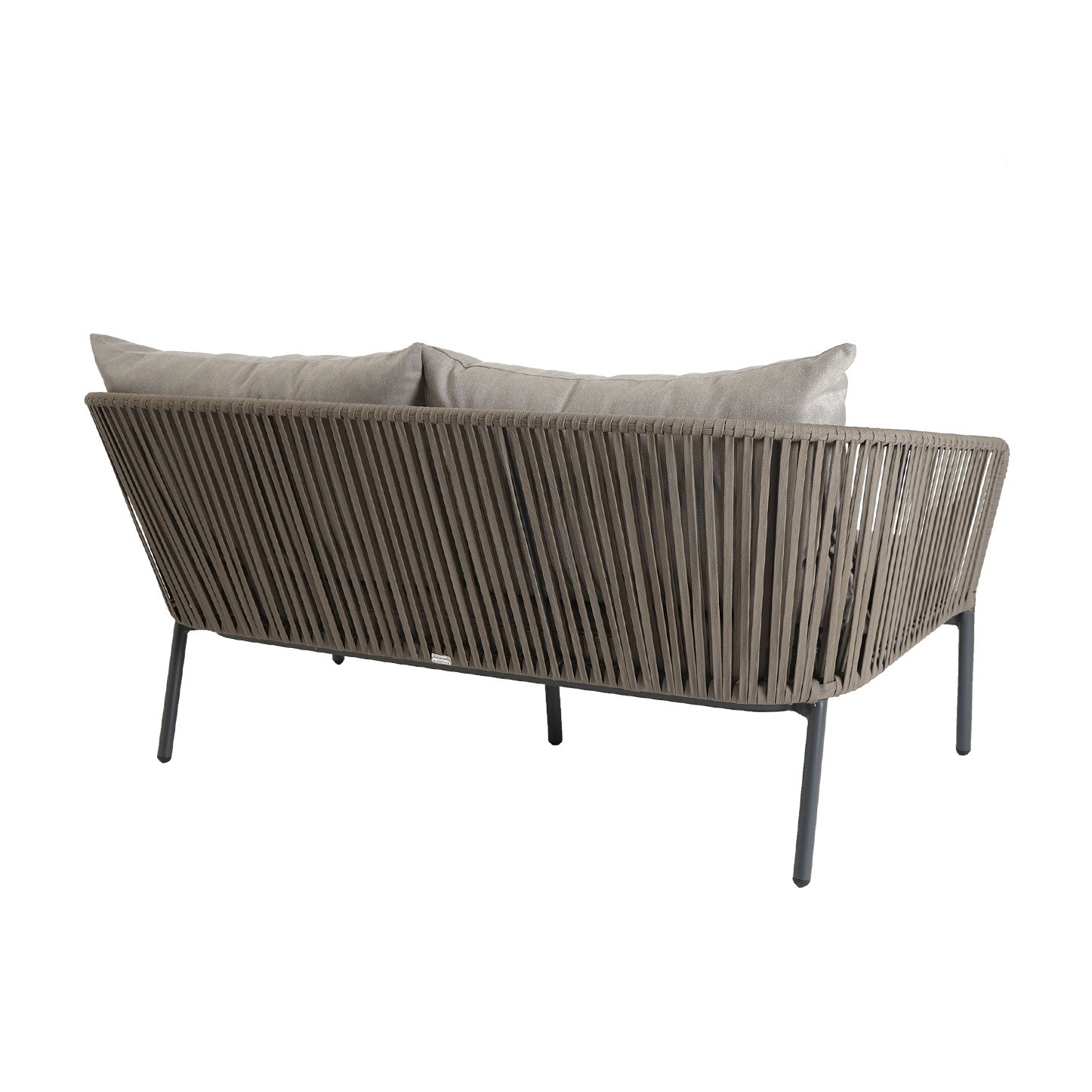 Stripe Lounge 2-Sitzer,anthrazit,string-flex taupe inkl Premium Kissen