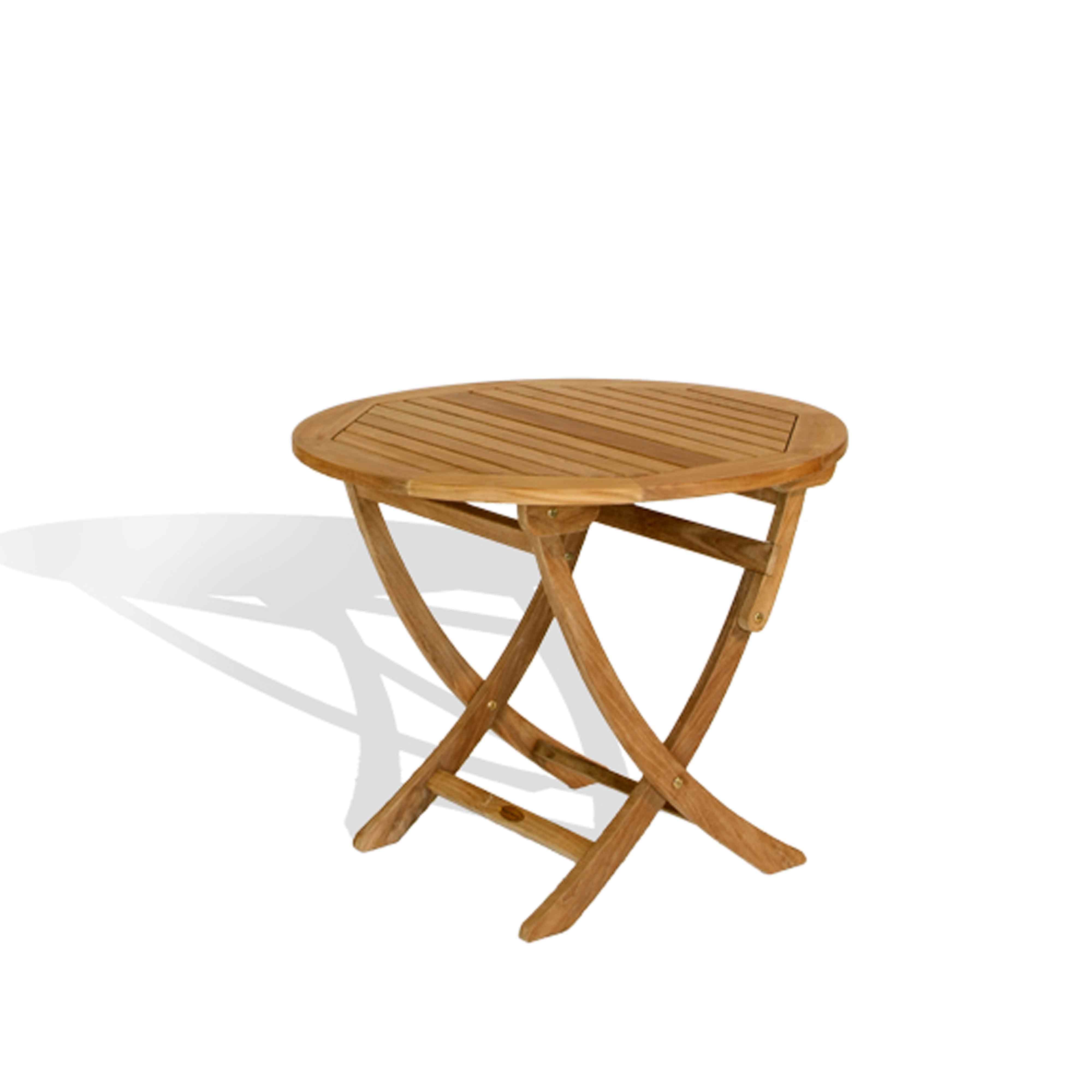 Verona Klapptisch Teakholz Ø 80 cm