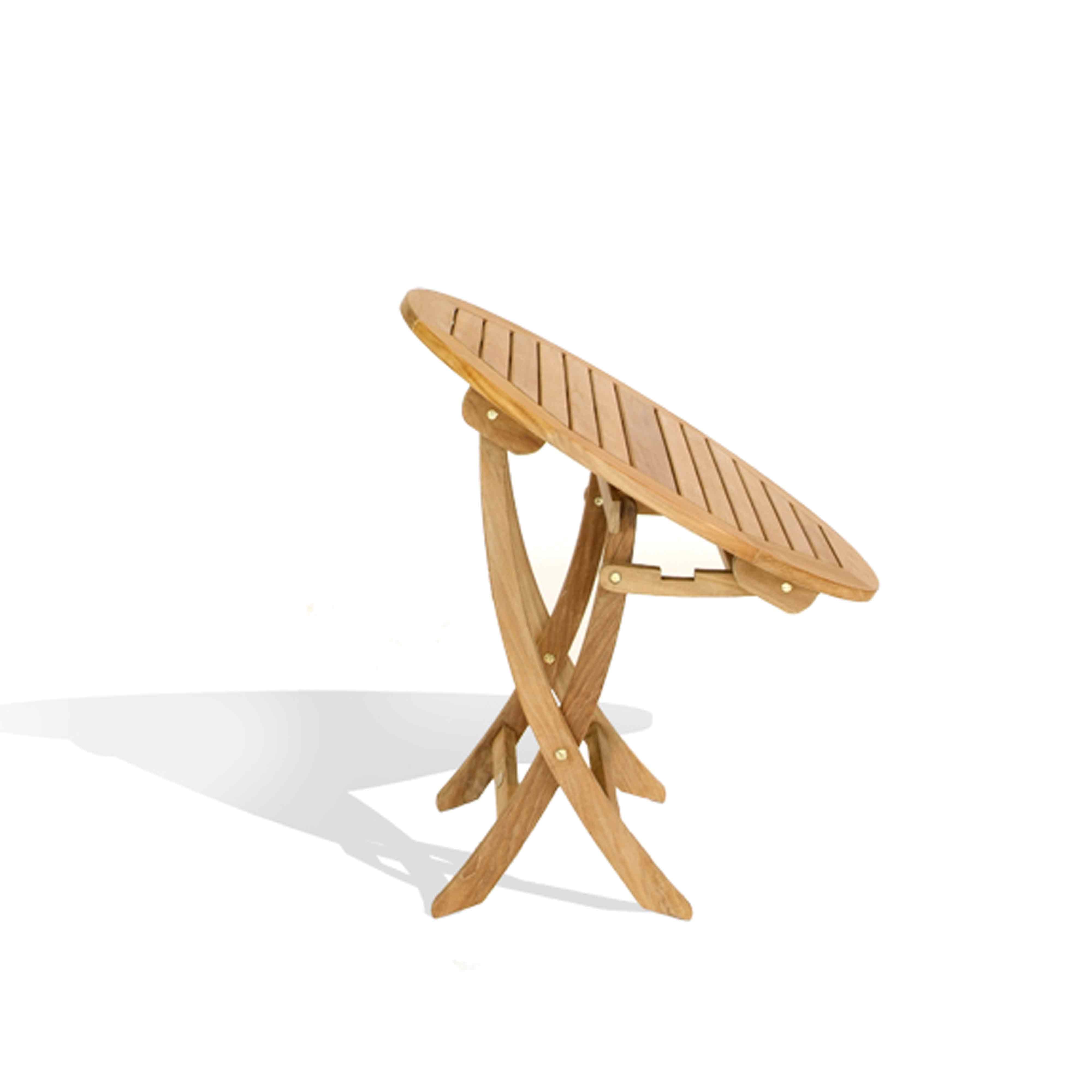 Verona Klapptisch Teakholz Ø 80 cm