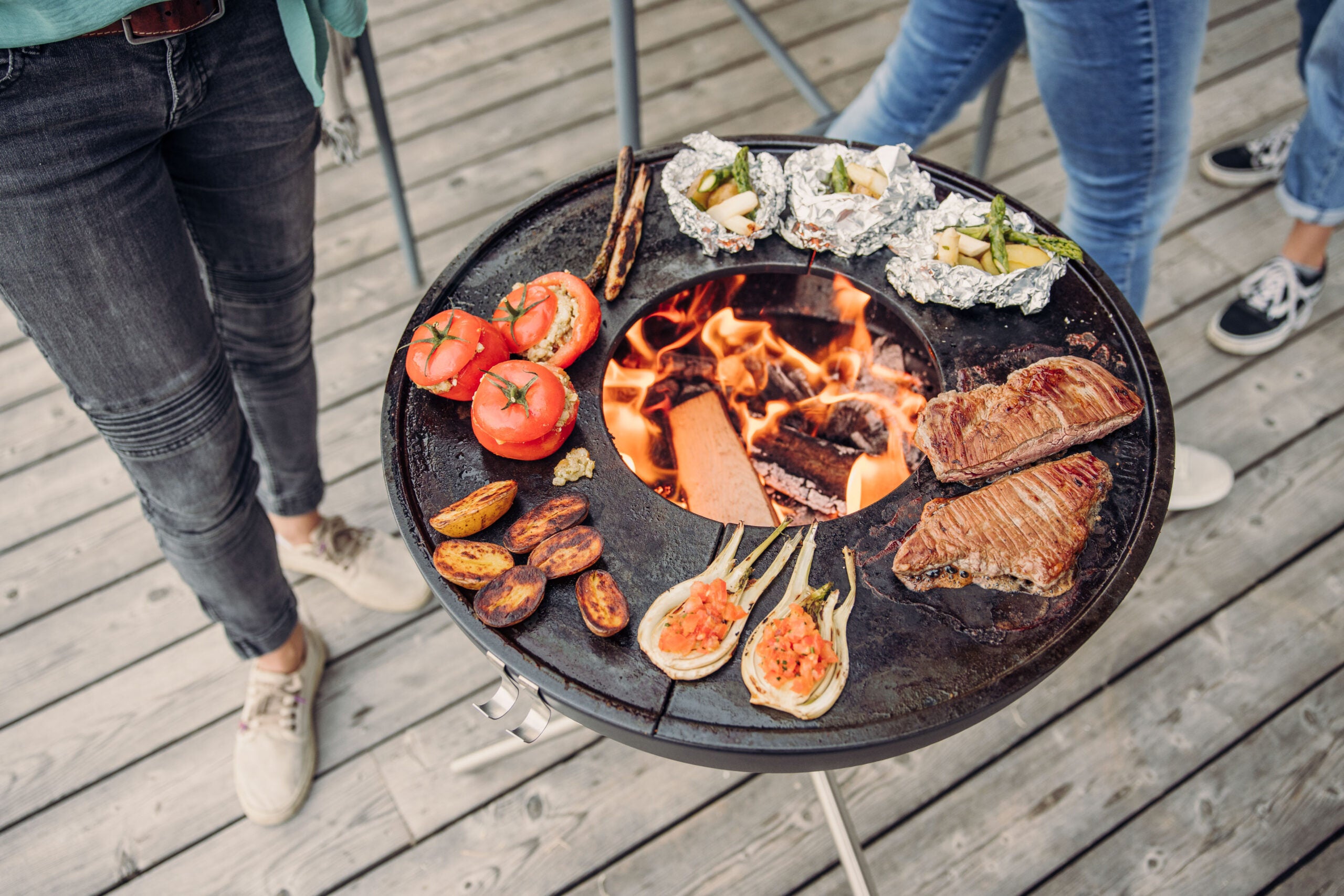 BOWL 57 Plancha Grillset hoch