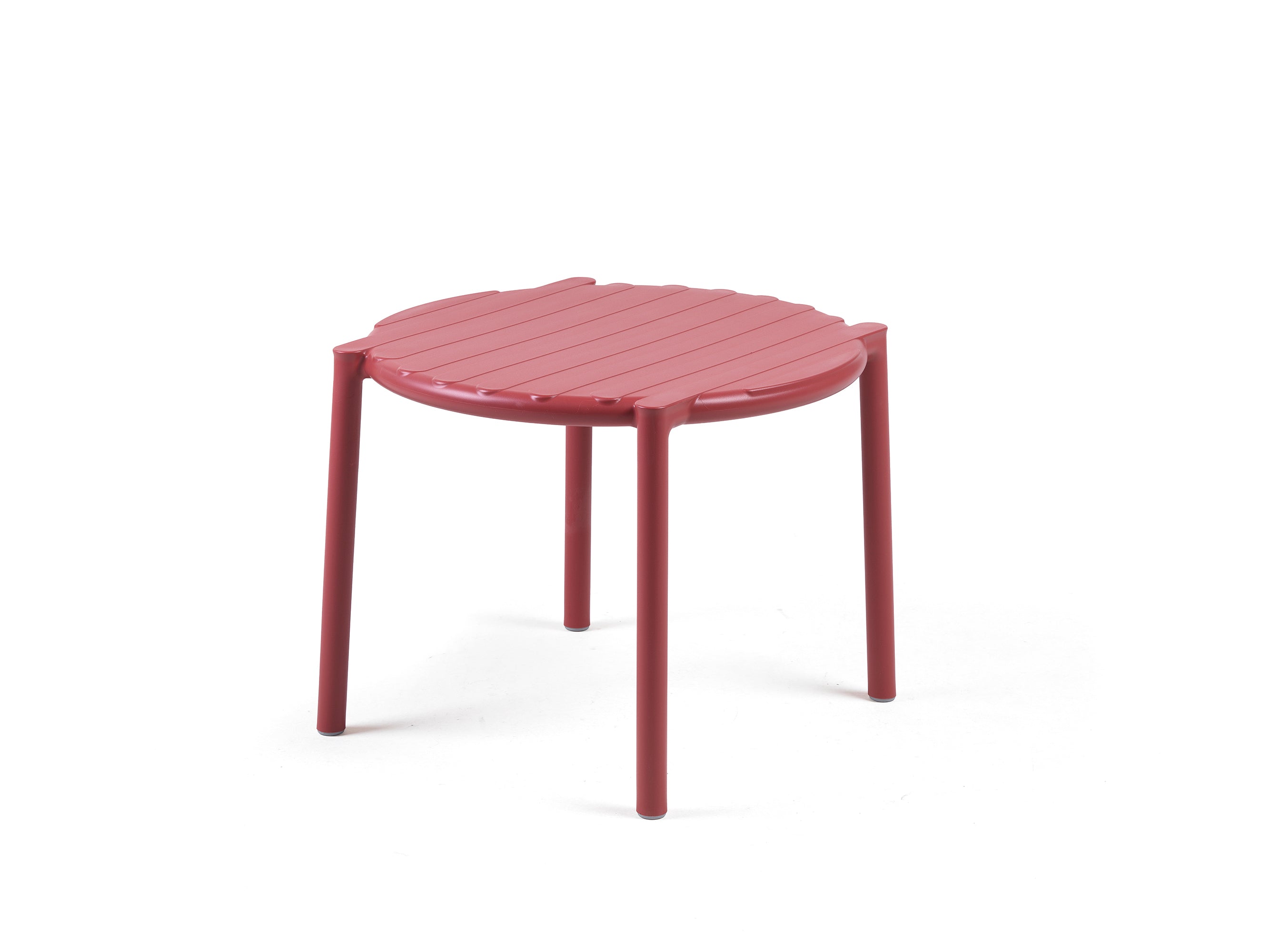 Dream Beistelltisch Kunststoff marsala Ø 49,5 cm