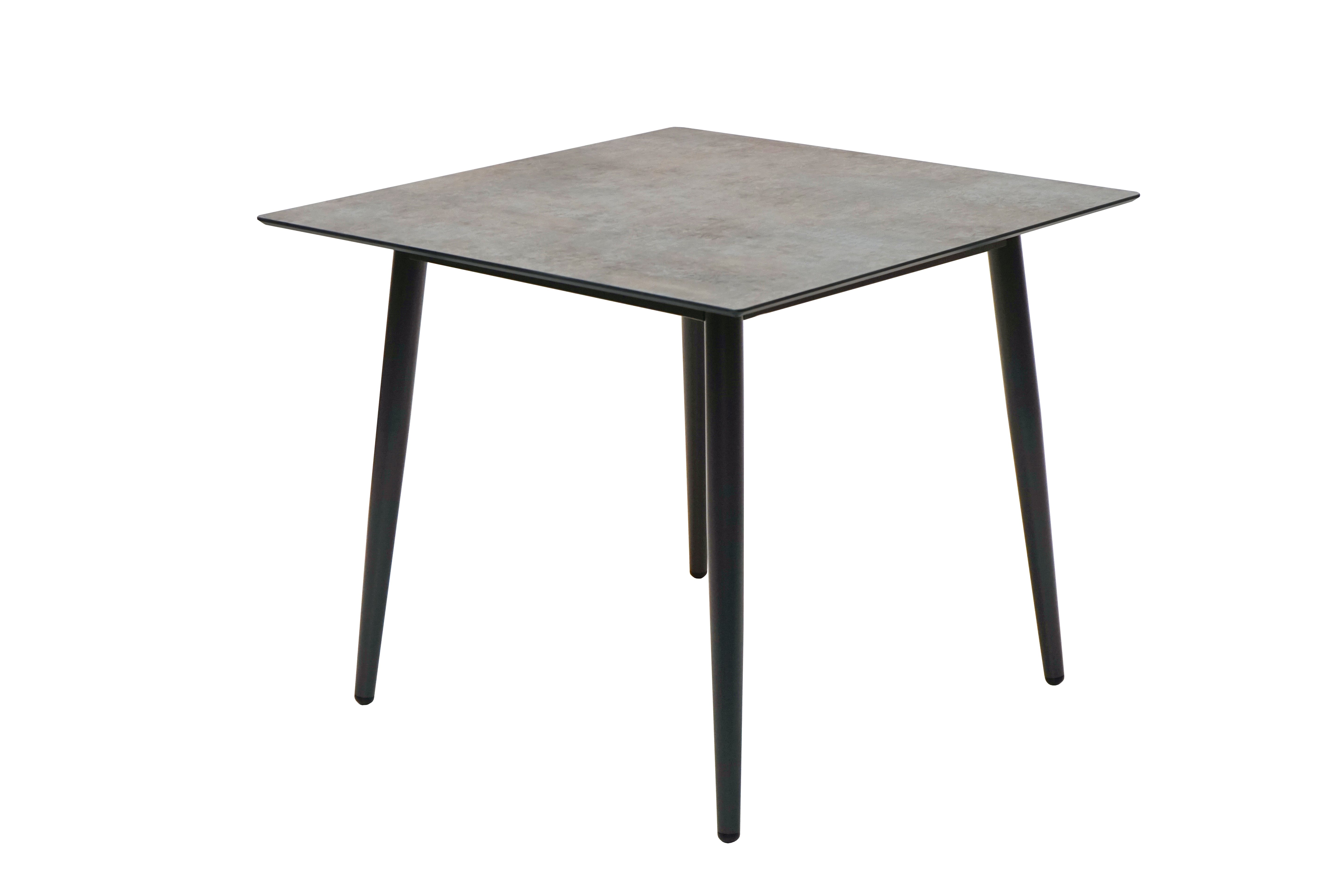 Scandic Esstisch HPL eckig Aluminium