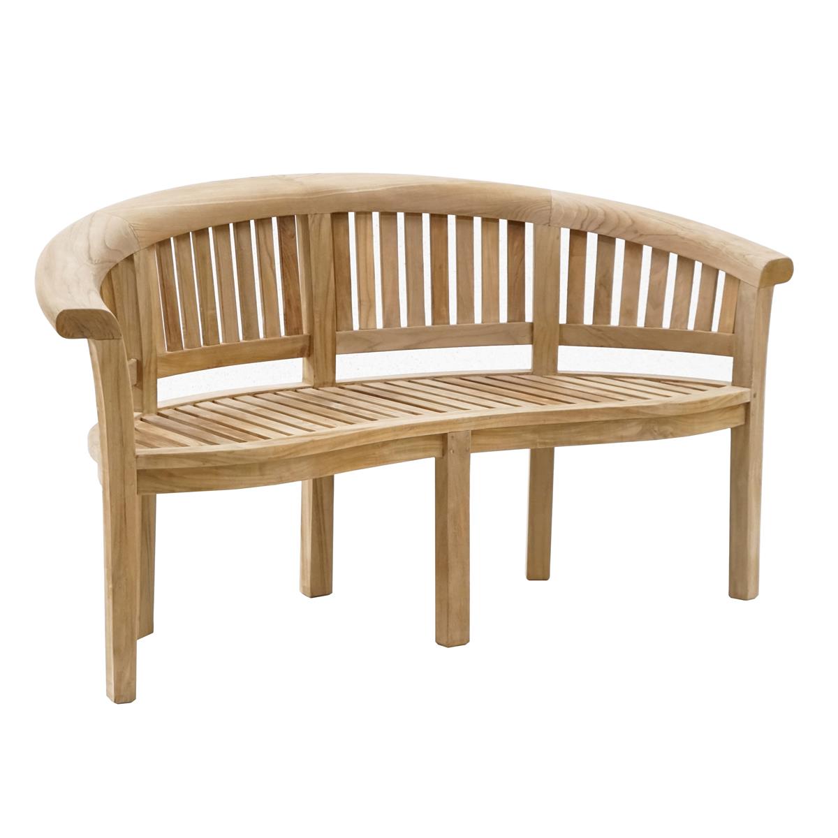 Banana Bank 150 cm Teakholz