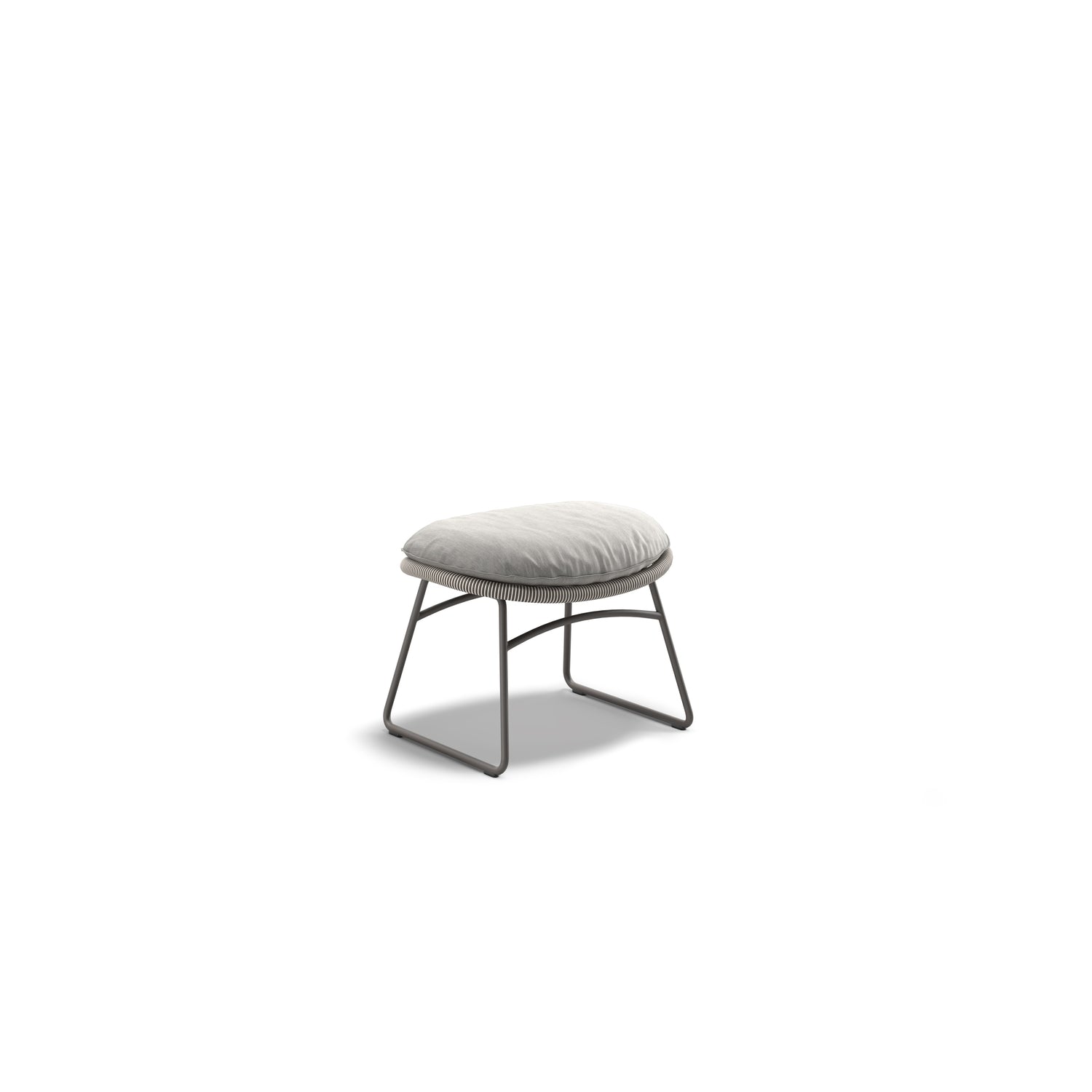 KIDA Fußhocker Black pepper/shade touch inkl Kissen