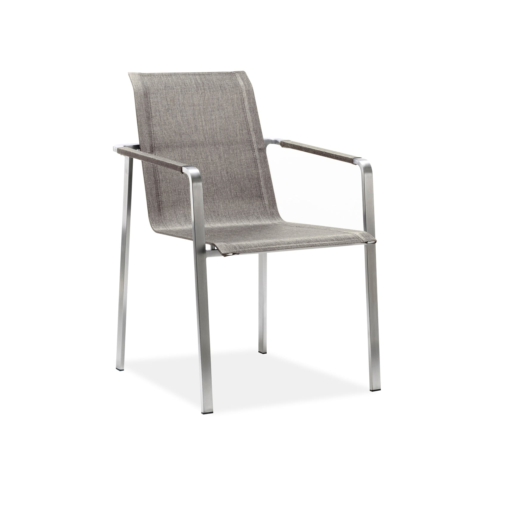 JAZZ Stapelsessel Edelstahl / Softex sand