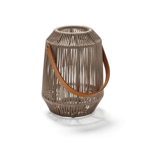 NOLA Laterne greige groß H 50 cm