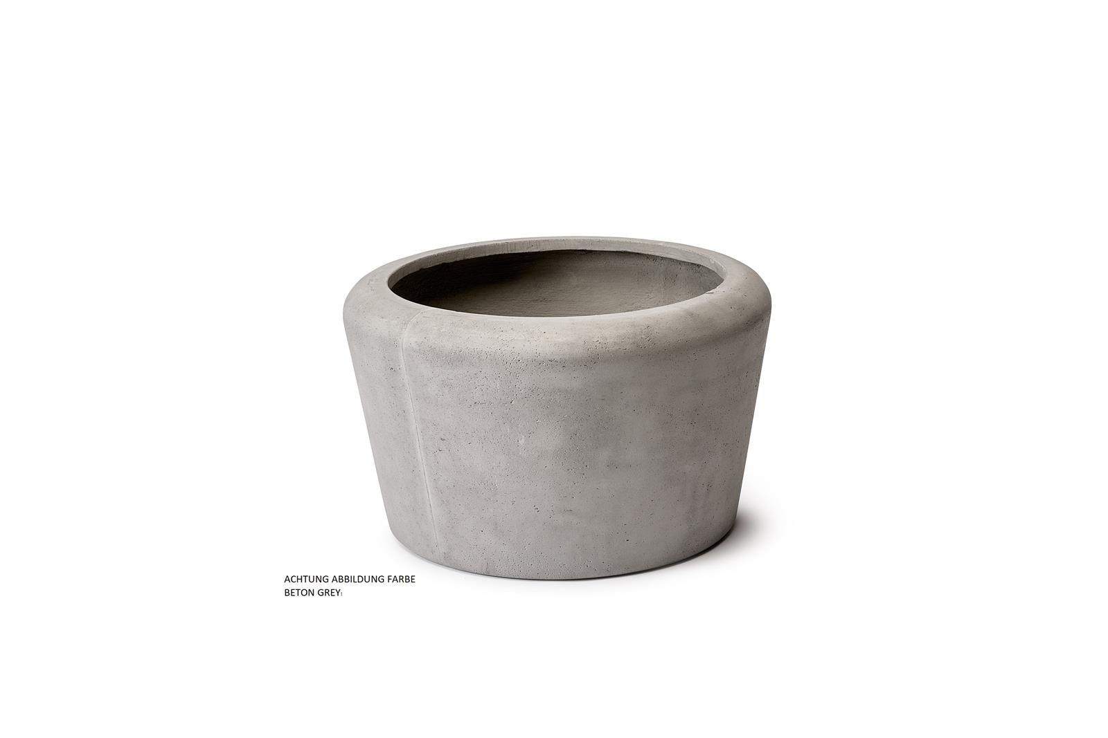 Queen Pflanztrog L Ø 64 cm Beton ivory