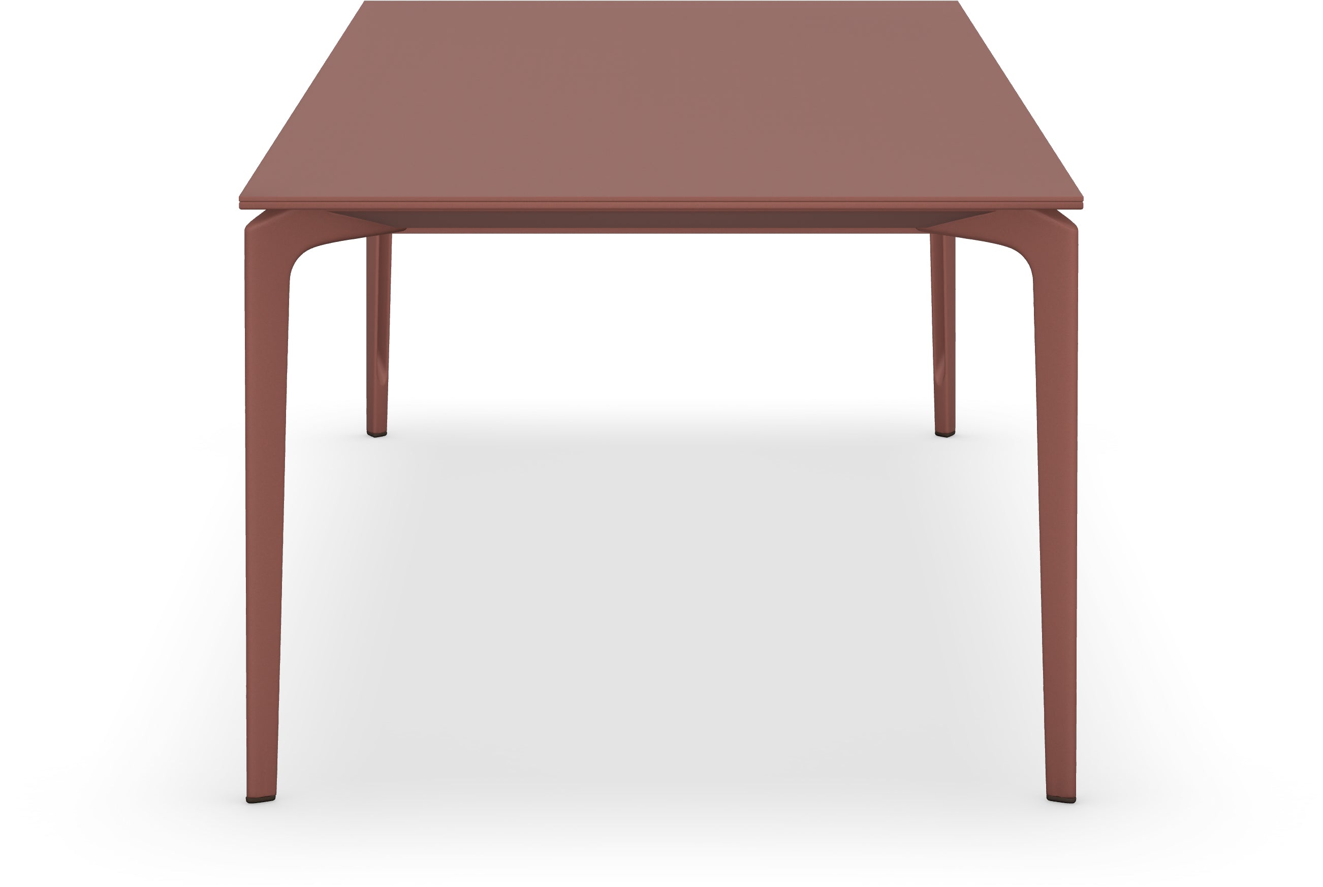 Allsize Tisch 160 x 900 cm Alu terracotta
