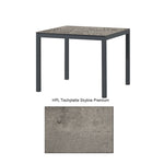 Montreal Tisch Aluminium anthrazit mit HPL