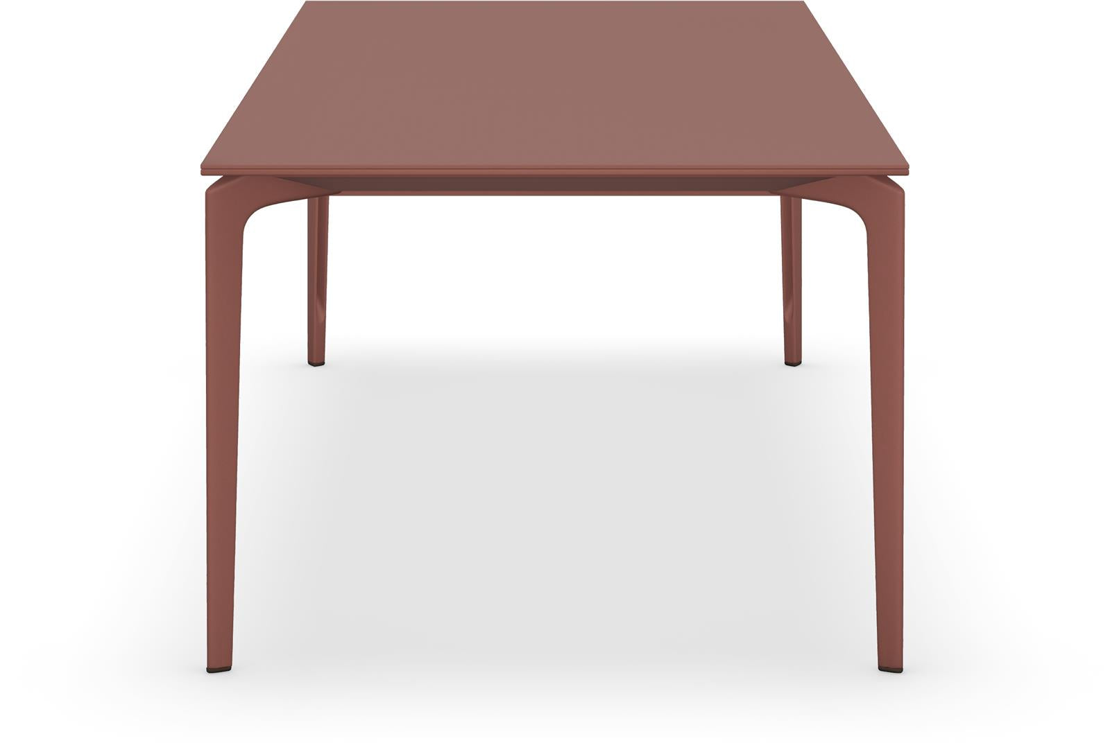Allsize Tisch 160 x 900 cm Alu terracotta