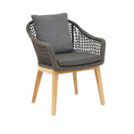 Carla Dining Chair Teak/Rope inkl. Kissen