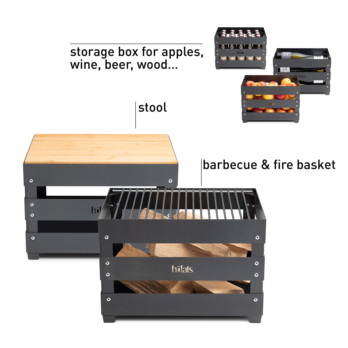 CRATE Feuerkorb