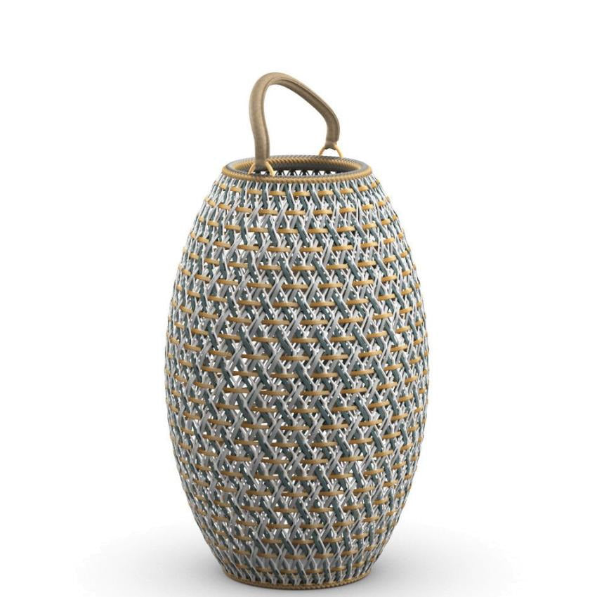 DALA Laterne M Ø34cm, Geflecht bahamas