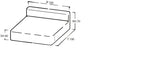 Mare Daybed L 140 x 190 cm