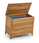 DECK Polstertruhe Teakholz, 123x64x93 cm