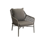 Faro ROPE Lounge Sessel, Alu, Rope dark grey
