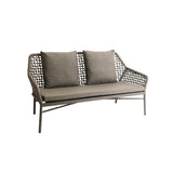Faro ROPE Lounge 2er Sofa, Alu Rope dark grey