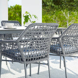 Faro ROPE Stapelsessel, Alu anthrazit, dark grey