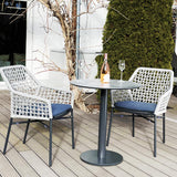 Faro ROPE Stapelsessel, Alu anthrazit, light grey