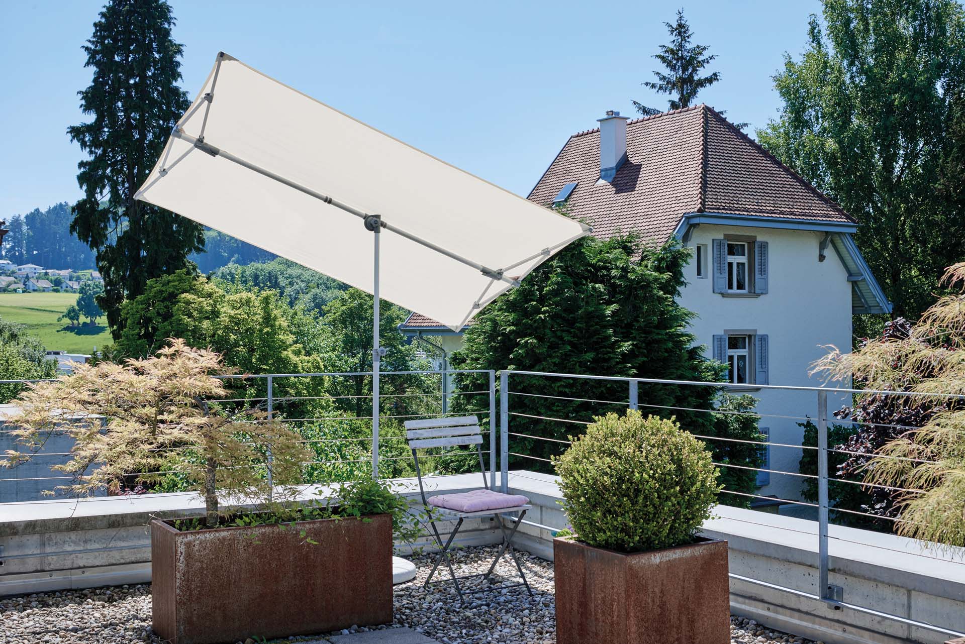 Flex Roof Sun Comfort, 210 x 150 cm, 057 stone grey