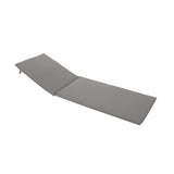 Jesolo Liegenauflage mit Premium Schaumstoff, Bezug Sunbrella charcoal chine