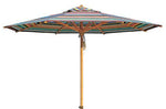 Klassiker Schirm 300 cm mit Flaschenzug, Bezug Acryl multicolor