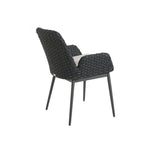 Lea Sessel, Flat-Rope dark grey inkl. Kissen