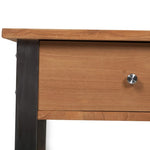 Merlot Beistellwagen Edelstahl mit Teakholz 10331
