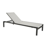 Montreal Sonnenliege, Alu anthr., Sling light grey