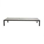 Montreal Sonnenliege, Alu anthr., Sling light grey