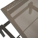 Montreal Sonnenliege, Alu taupe, Baty quarz
