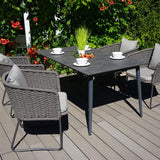 Provence Dining Sessel, taupe, Rope taupe