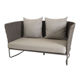 Provence Lounge Sofa, taupe, Rope taupe inkl. Standard Kissen