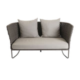 Provence Lounge Sofa, taupe, Rope taupe inkl. Standard Kissen