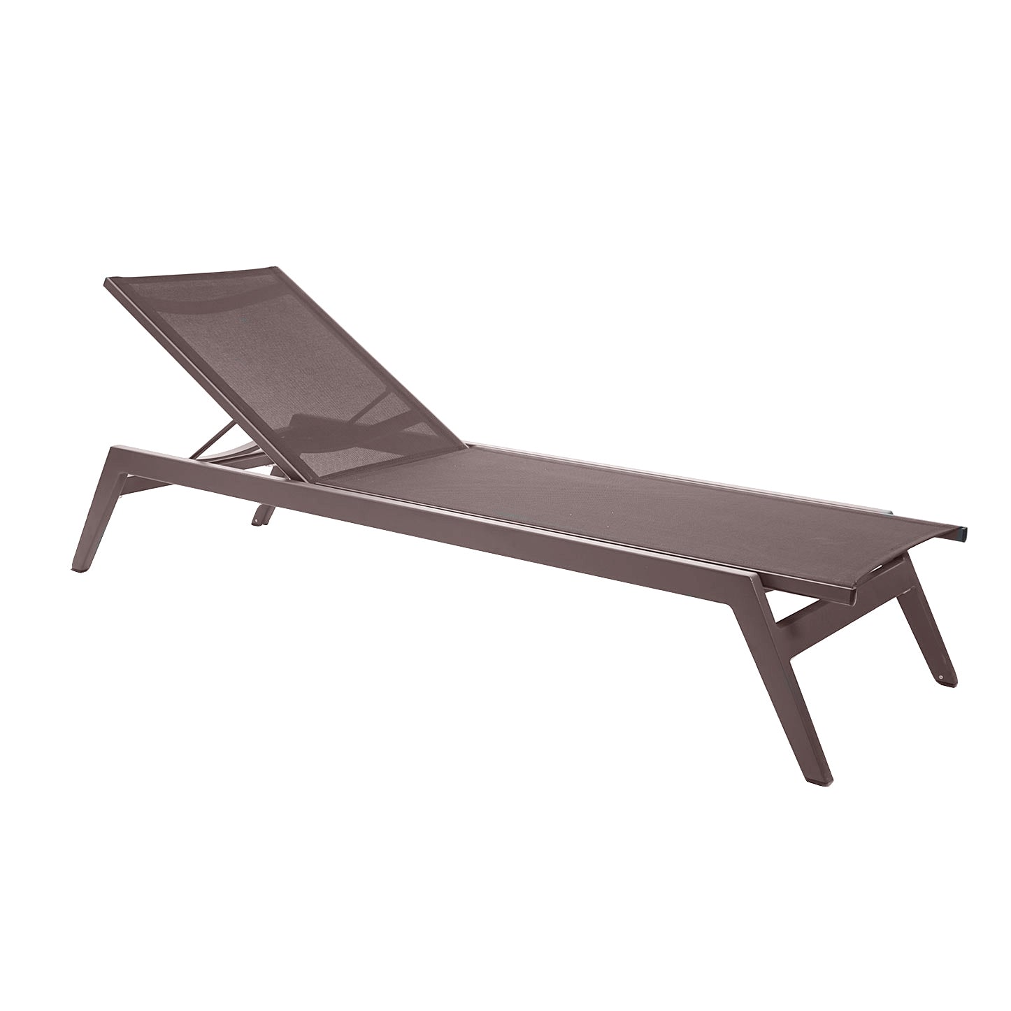 Scandic Sonnenliege, Alu taupe, Baty quarz