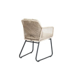 Sia Dining Sessel, Rope beige inkl. Kissen