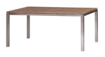 Stratos 50 Ausziehtisch Edelst/Teak 130/190x80