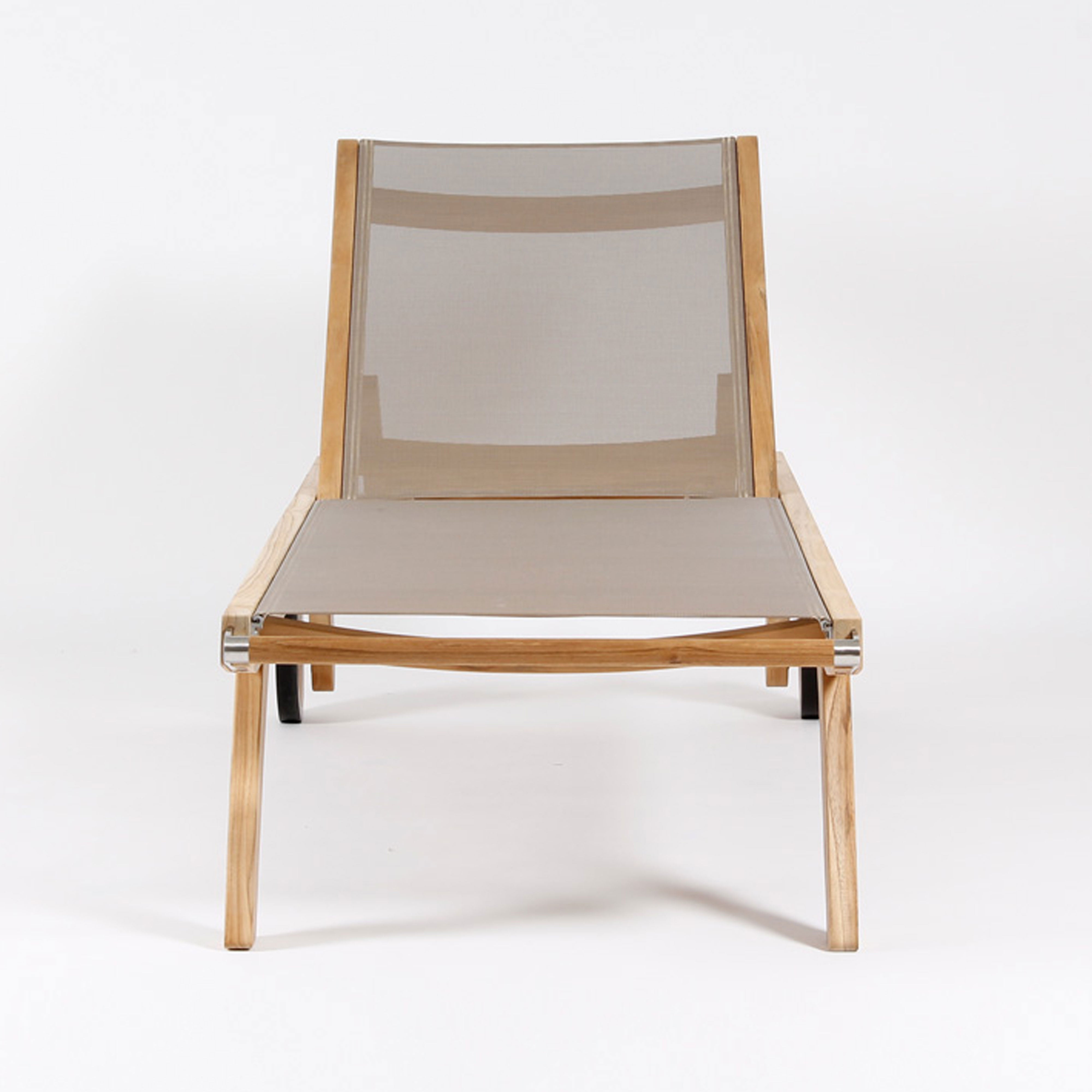 St.Tropez Sonnenliege Teakgestell, Baty taupe