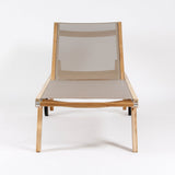 St.Tropez Sonnenliege Teakgestell, Baty taupe