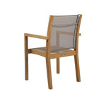 St.Tropez Stapelsessel Teakgestell, Baty taupe
