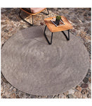 Teppich rund 200 cm Farbe sand