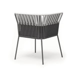 URBAN Dining Lounge Anbau Eckmodul Stringflex anthrazit/white grey inkl, Kissen