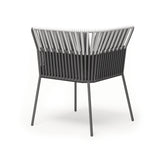 URBAN Dining Lounge Anbau Eckmodul Stringflex anthrazit/white grey inkl, Kissen