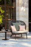 Kodo Cocoon Loungesessel Fossil grey inkl. Kissen Almond